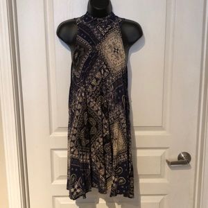 Blue and white dress! Free people!!